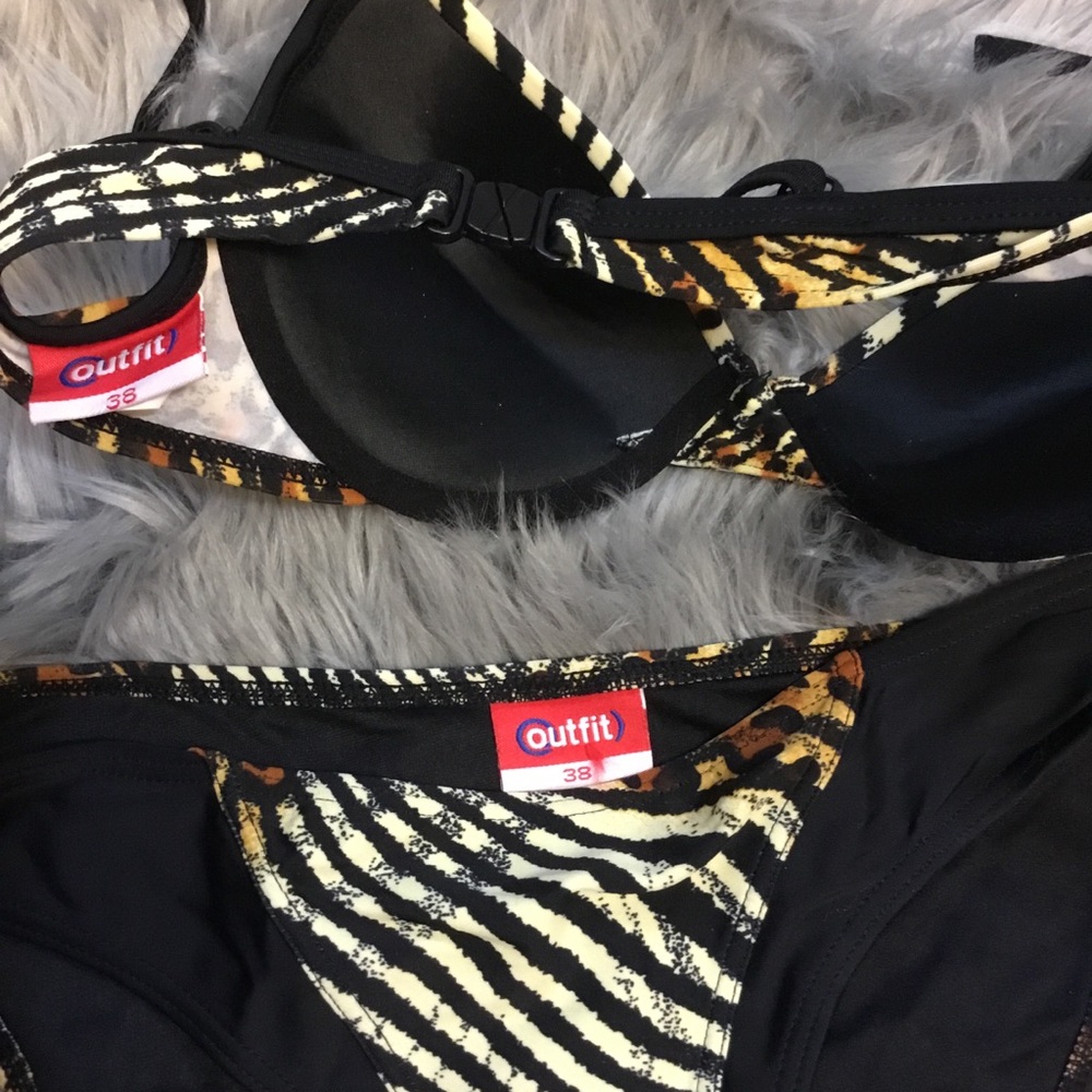Outfit leopard zebra print push up bikini small - Picture 7 of 7